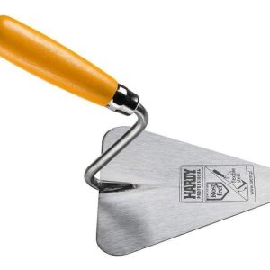 Hardy Dreieckige Maurerkelle mit Holzgriff