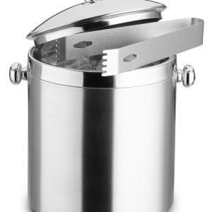 Eiswürfeleimer 1,5 Liter doppelwandig mit Zange