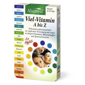 Alsiroyal Viel Vitamin A bis Z Kapseln (30 Stück)