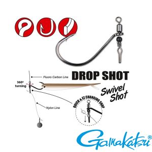 Gamakatsu Drop Shot Swivel Shot Hook