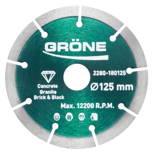 Gröne Segmentierte Diamantscheibe GDB-S-PRO