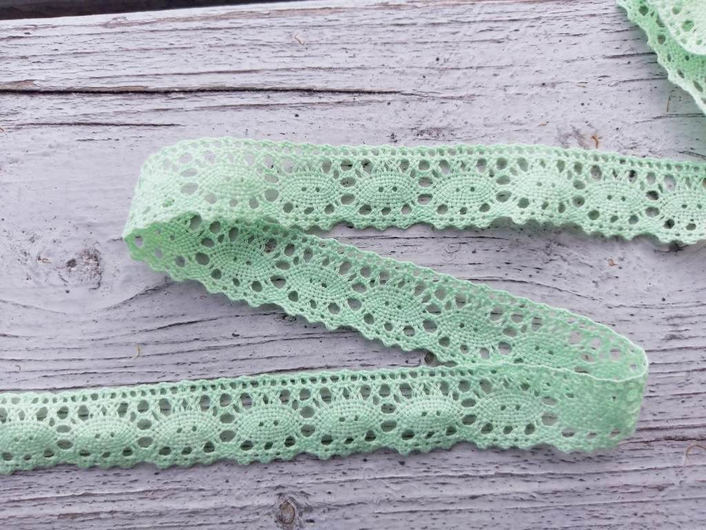 Klöppelspitze 20mm – verschiedene Farben – Bild 2