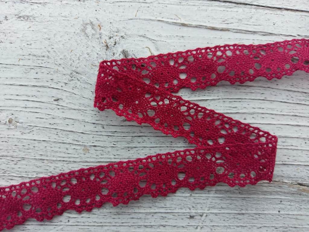 Klöppelspitze 20mm – verschiedene Farben – Bild 3