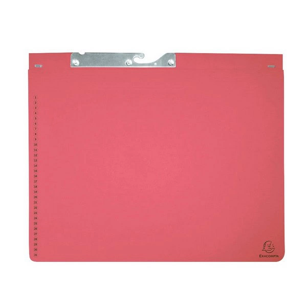 25 Exacompta Pendelhefter Karton, eine Abheftvorrichtung, DIN A4, versch. Farben