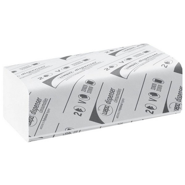 Papierhandtücher Satino smart by wepa 276498, 2-lagig weiß, 24x23cm, 4.000 Tücher