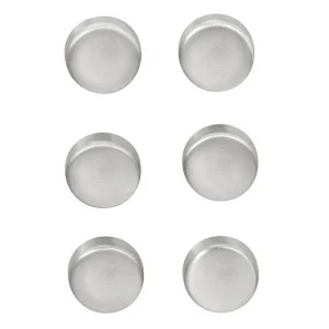 6 Magnete rund, silber