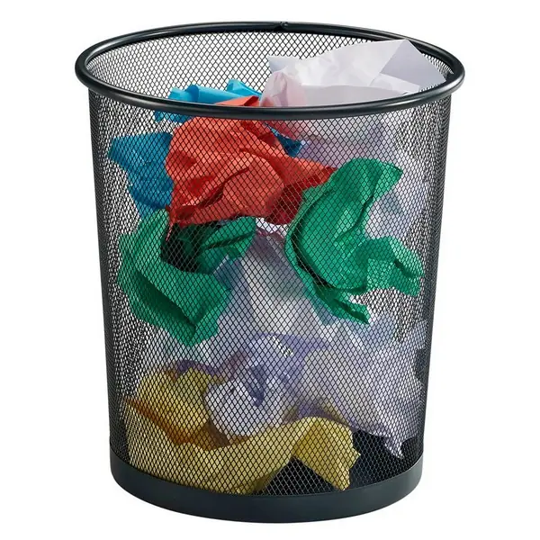 Papierkorb Meshline, rund, aus Metalldraht, 12,0 l, versch. Farben