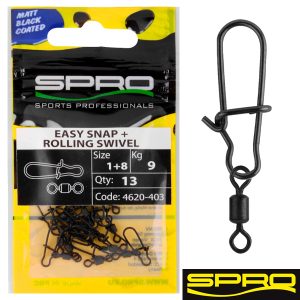 SPRO Easy Snap Rolling Swivel