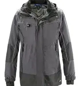 4PROTECT Wetterschutz-Jacke PHILLY | grau/schwarz