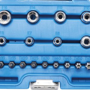 T & E-Profil Bit -und Steckschlüsselsatz, 17-tlg.