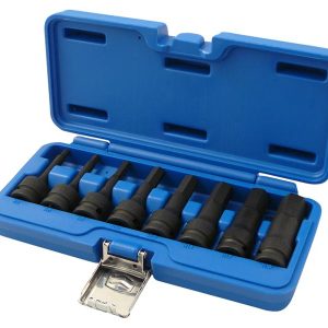 Kraft-Biteinsatz-Set, Innensechskant 5-19 mm, 1/2″, 8-tlg.