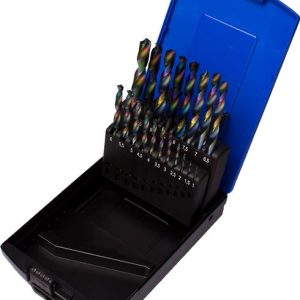 HSS Spiralbohrer Satz 19 tlg. Cobalt beschichtet