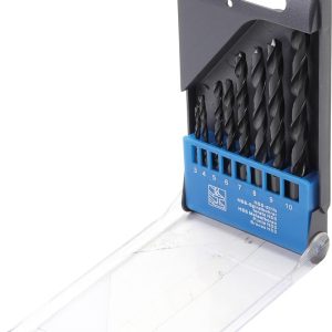HSS-Spiralbohrer-Satz, 3 – 10 mm, 8-tlg.