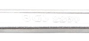 Doppel-Ringschlüssel für E-Profil-Außenschrauben, lose, E6xE8