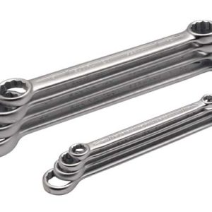 Doppelringschlüssel-Satz, gerade DIN 837, 8-teilig 6-22 mm, ELORA-120S 8M