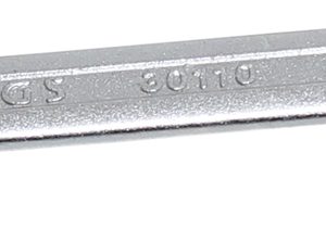 Maulringschlüssel, Ringseite gekröpft, 10 mm