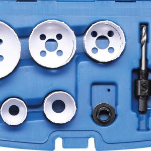 Lochsägensatz, 22-65 mm ø, Tiefe 40 mm, 8-tlg.