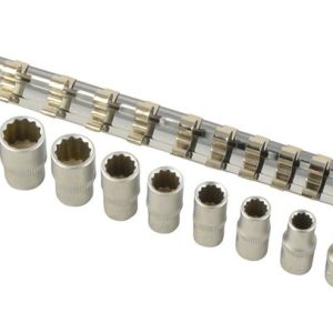 Steckschlüsseleinsatz-Set 1/4″, 12-kant, in ZOLL, 12-tlg.