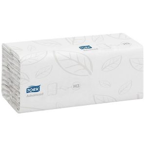 Papierhandtücher TORK 290265 H3 Advanced, 2-lagig weiß, 2.560 Tücher