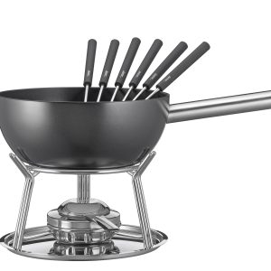 Käsefondue-Set Aluminium Induktion schwarz – Spring