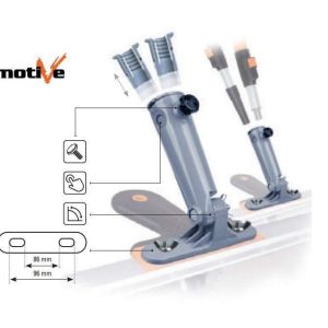 Stielhalter für Flächenspachtel Lochabstand zwischen 86-96mm