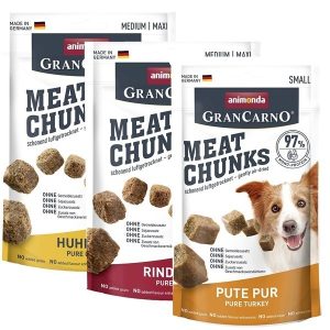 Animonda GranCarno Meat Chunks pur – Hundesnack 60g