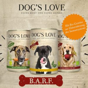 BARF Hundefutter Dog’s Love 100% Natur