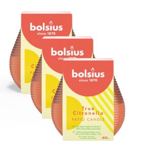 Bolsius Outdoor Candle / Patiolight Citronella Erde 3 Stk.