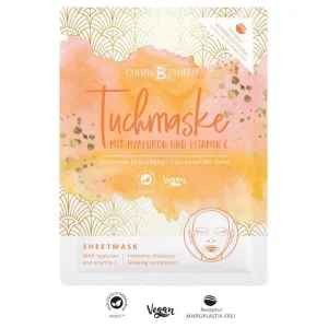 Maschera in tessuto con acido ialuronico e vitamina C 25ml di Chiara Ambra