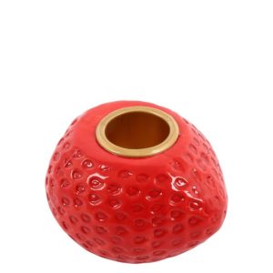 Countryfield Kerzenleuchter Erdbeere Rot