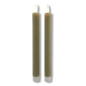 Countryfield Led Dinner Candle Rustic Taupe 2 Stück