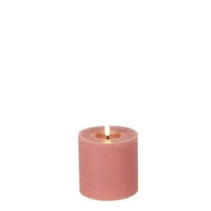 Countryfield Led Stumpfe Candle Rustikal Small Rosa Ø 10 cm
