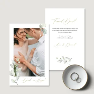 Dankeskarte Eukalyptus