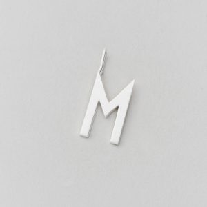 Design Letters Buchstabe M (16 mm) Silber
