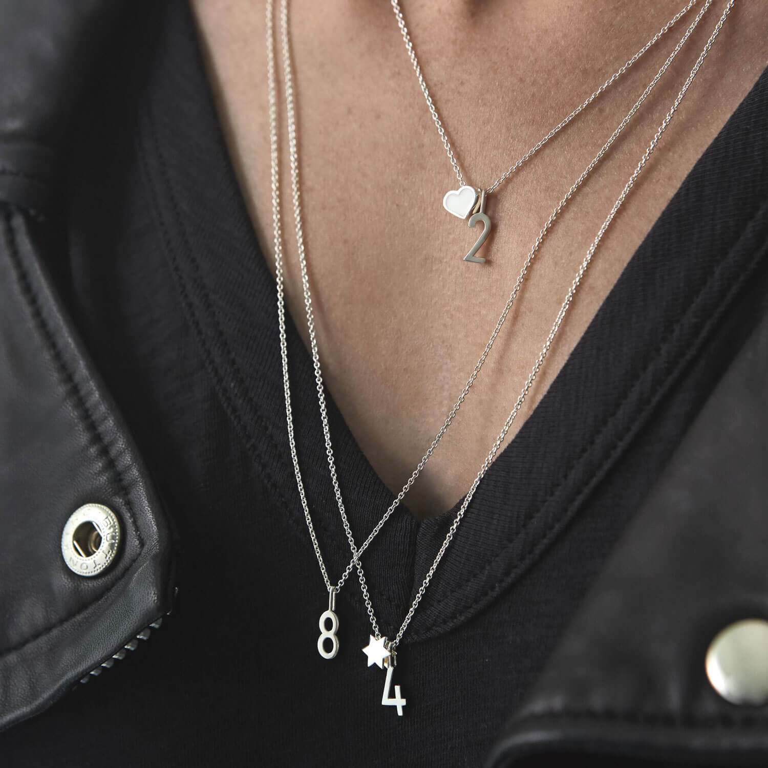 Design Letters Buchstabe S (16 mm) Silber mit oder ohne Kette – Bild 8