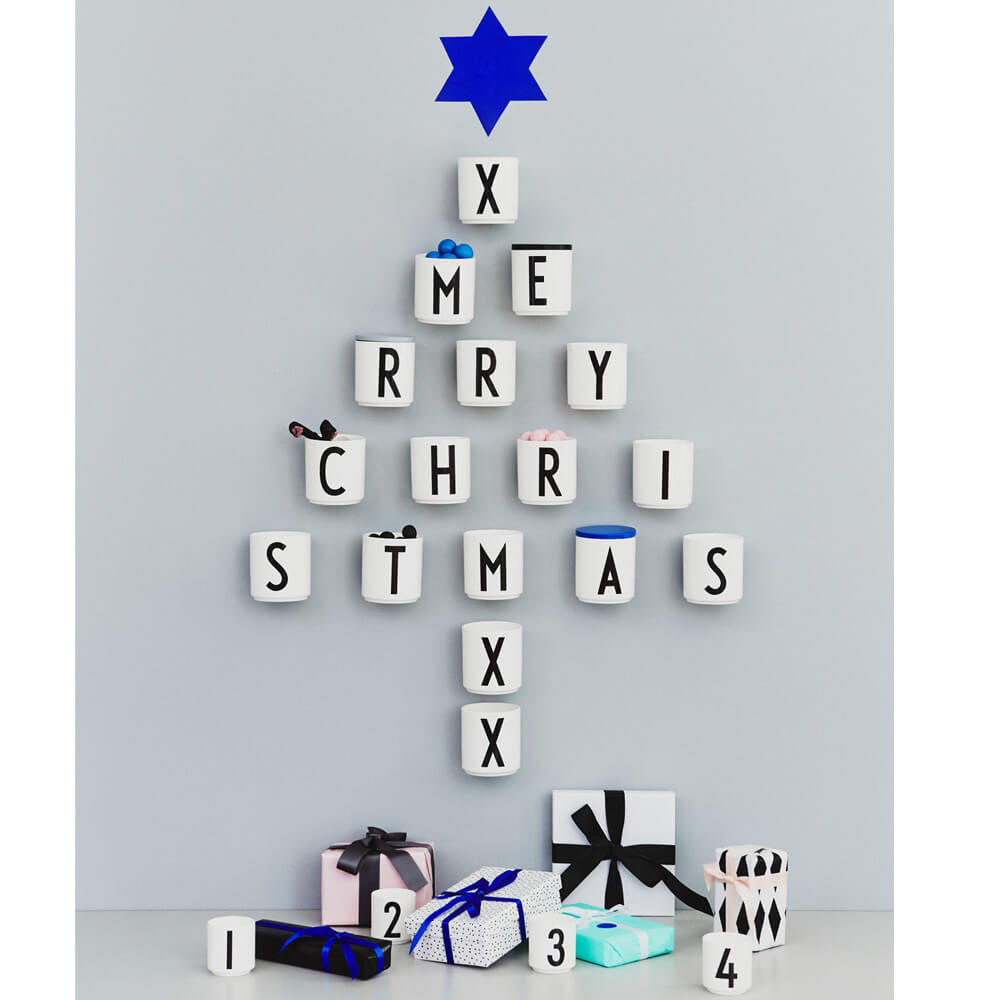 Design Letters Wandhalterung für Becher A-Z – Schwarz – Bild 4