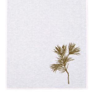 Stoffserviette Zweig gold – Frohstoff