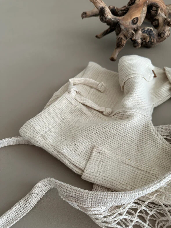 Guapoo Soft Rib Legging Oatmeal – Bild 4