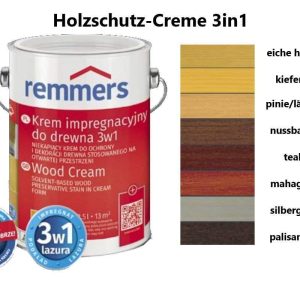 Remmers Holzschutz-Creme 3in1 0,75L 2,5L 5L  20L