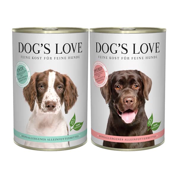 DOG’S LOVE Hypoallergen Pferd oder Ente – Bild 3