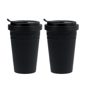 Kurland To-go Becher schwarz Duo Set – KPM