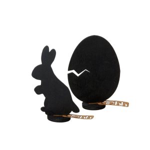 OOhh Osterdekoration Hase&Osterei Schwarz