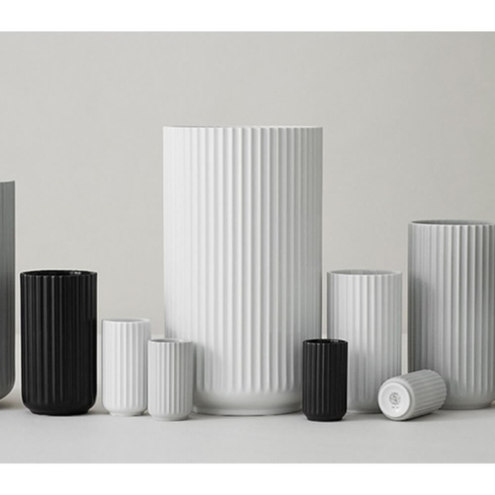 Lyngby Porzellan Vase Schwarz – Bild 4