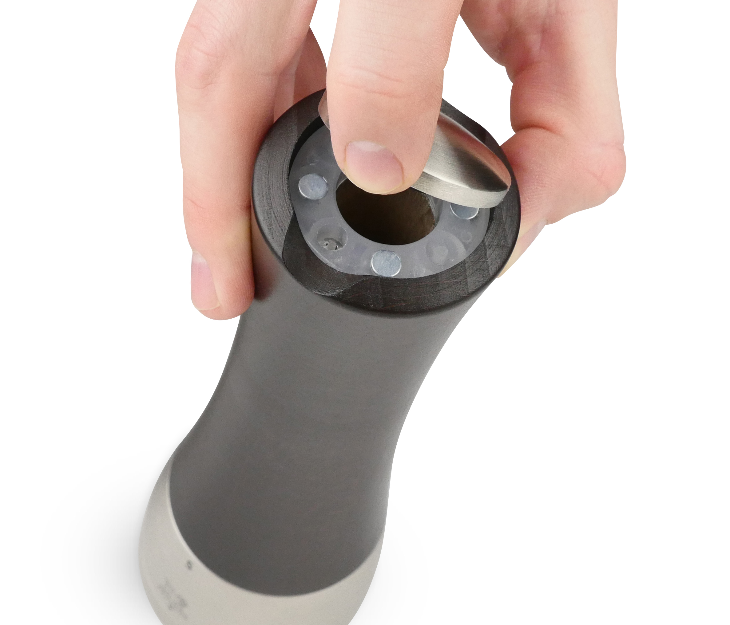 Salzmühle “Madras” schwarz 21 cm – Peugeot Saveurs – Bild 4