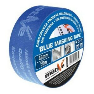 Malerkreppband 50m Blaue Masking Tape Abklebeband Kreppband Abdeckband Malerban