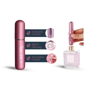 Parfüm Zerstäuber 5ml, rosé matt, nachfüllbar von BIUTICS