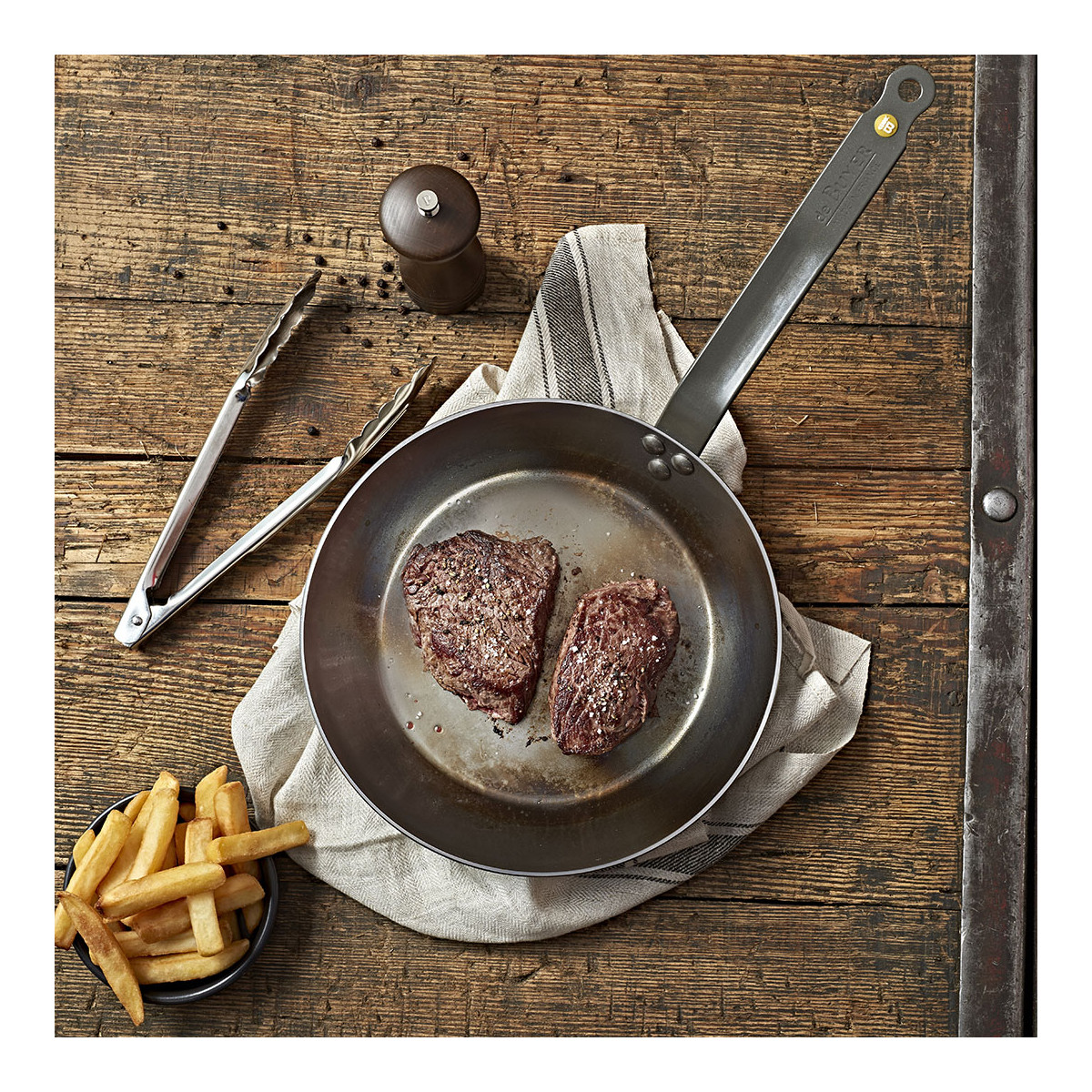 Mineral B Eisenpfanne 28cm – deBuyer – Bild 3