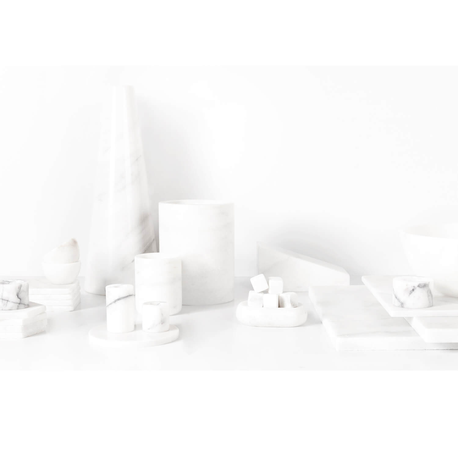 Stoned Marmor Seifenschale Weiß – Bild 2