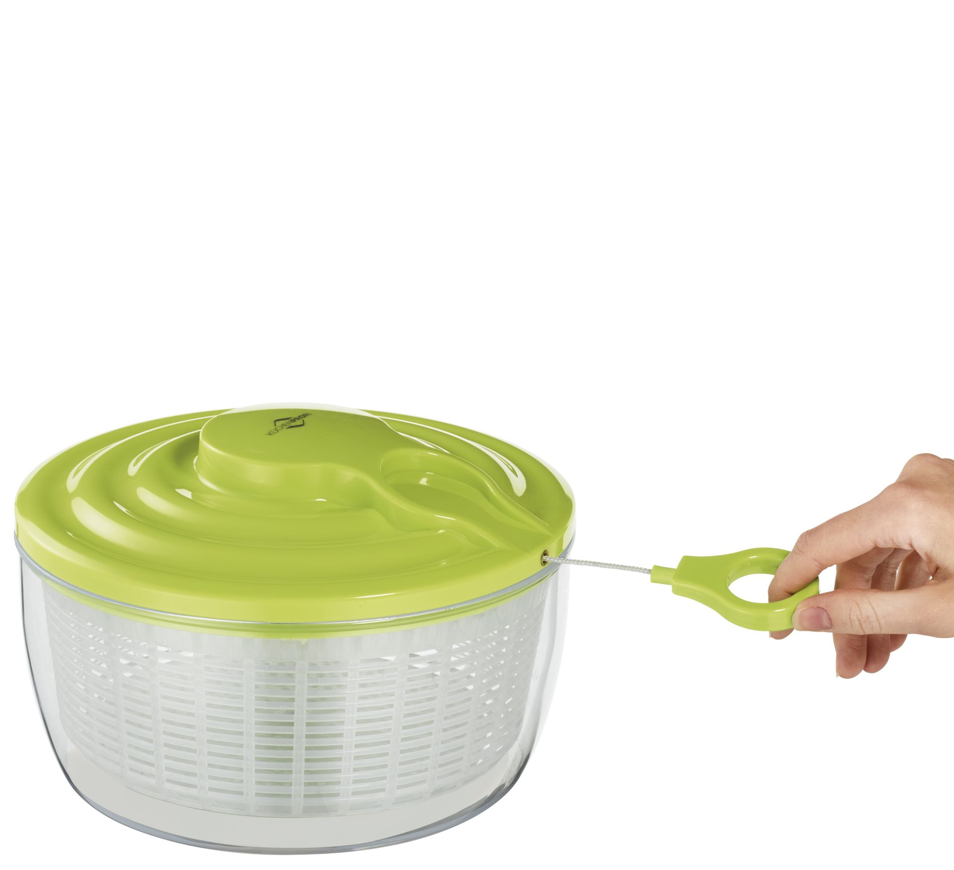 Salatschleuder grün mit Seilzug – Küchenprofi – Bild 2