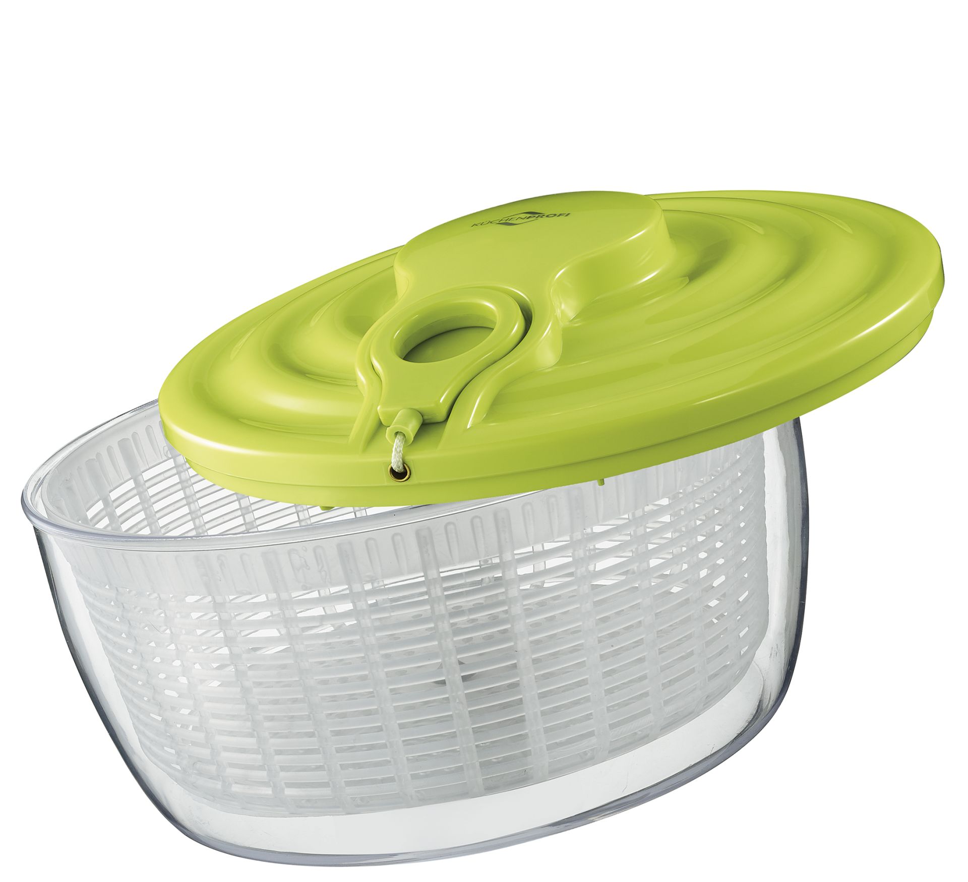 Salatschleuder grün mit Seilzug – Küchenprofi – Bild 3